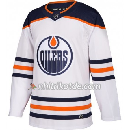 Edmonton Oilers Trikot Blank Adidas Weiß Authentic - Herren